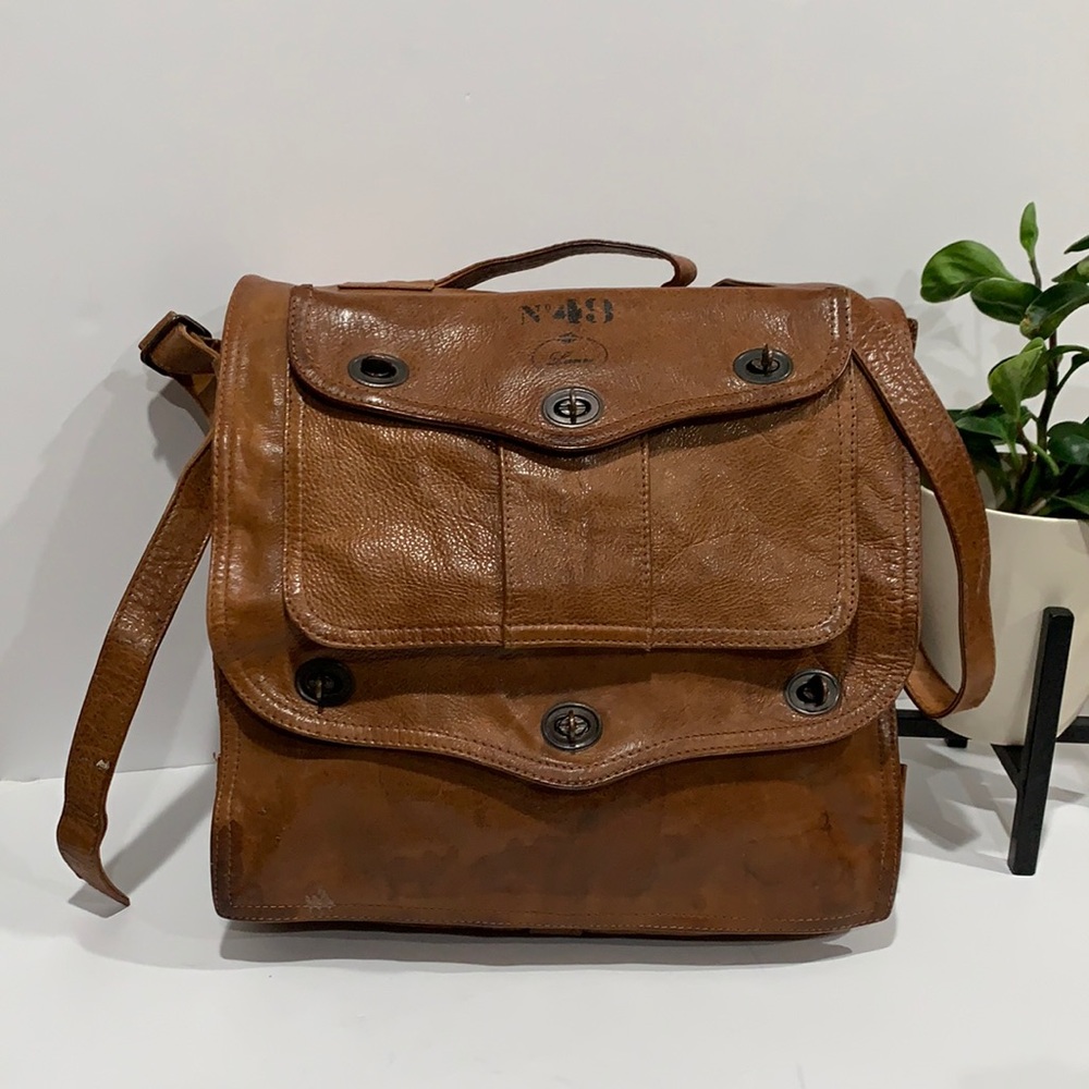 Vintage Unisex Fred Segal Crossbody Leather Bag
